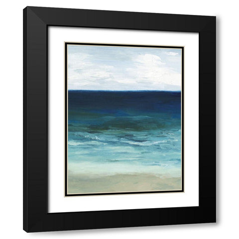 Sandfiddler Drive II Black Modern Wood Framed Art Print with Double Matting by Popp, Grace
