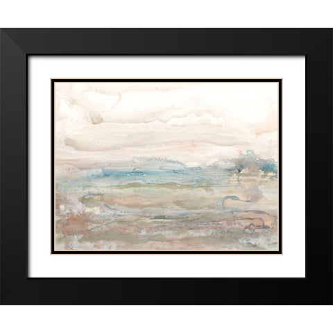 High Desert I Black Modern Wood Framed Art Print with Double Matting by Stramel, Renee W.