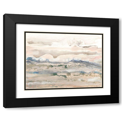 High Desert II Black Modern Wood Framed Art Print with Double Matting by Stramel, Renee W.