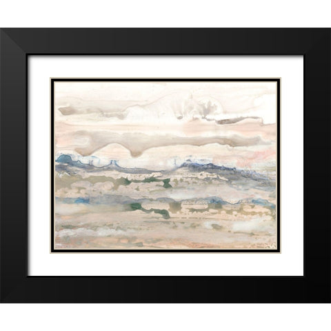 High Desert II Black Modern Wood Framed Art Print with Double Matting by Stramel, Renee W.