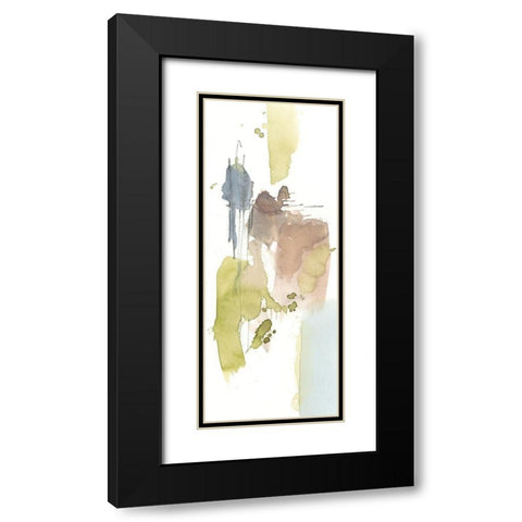Dusty Splash I Black Modern Wood Framed Art Print with Double Matting by Goldberger, Jennifer