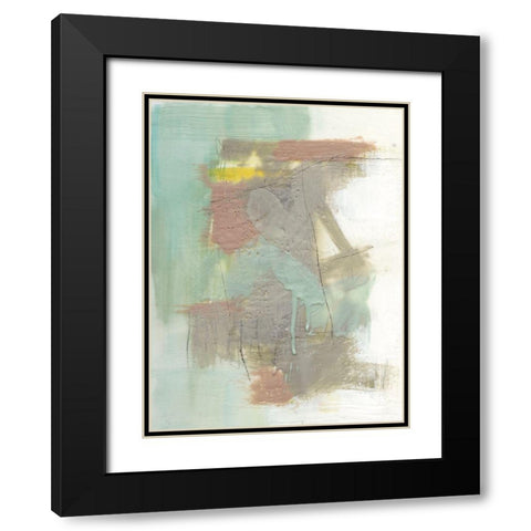 Retro Splash IV Black Modern Wood Framed Art Print with Double Matting by Goldberger, Jennifer