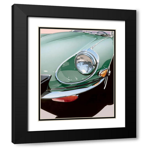 Headlight Black Modern Wood Framed Art Print with Double Matting by Mukai, Dennis