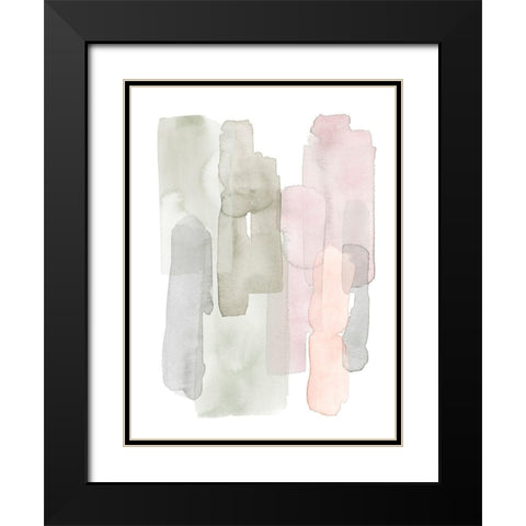 Sorbet Falls I Black Modern Wood Framed Art Print with Double Matting by Popp, Grace