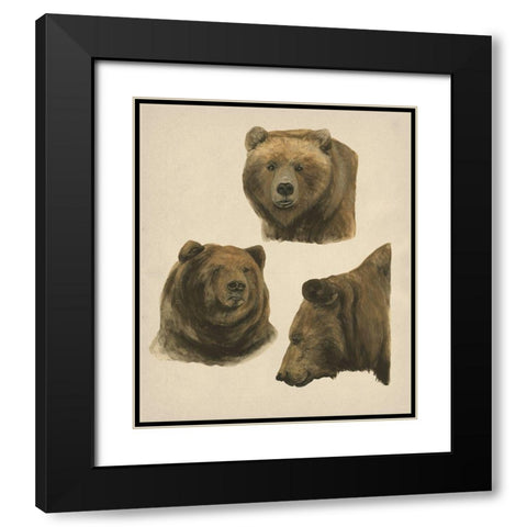 Wild World IV Black Modern Wood Framed Art Print with Double Matting by Wang, Melissa