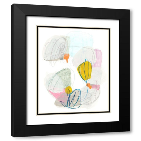 Shift Change II Black Modern Wood Framed Art Print with Double Matting by Vess, June Erica