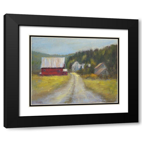 North Country I Black Modern Wood Framed Art Print with Double Matting by Wendling, Marilyn