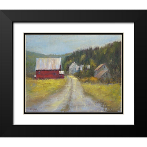 North Country I Black Modern Wood Framed Art Print with Double Matting by Wendling, Marilyn