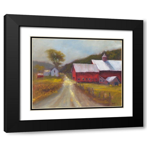 North Country II Black Modern Wood Framed Art Print with Double Matting by Wendling, Marilyn