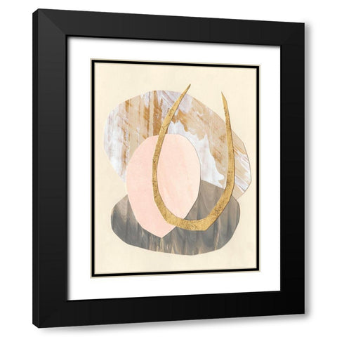 Palm Springs II Black Modern Wood Framed Art Print with Double Matting by Stramel, Renee W.