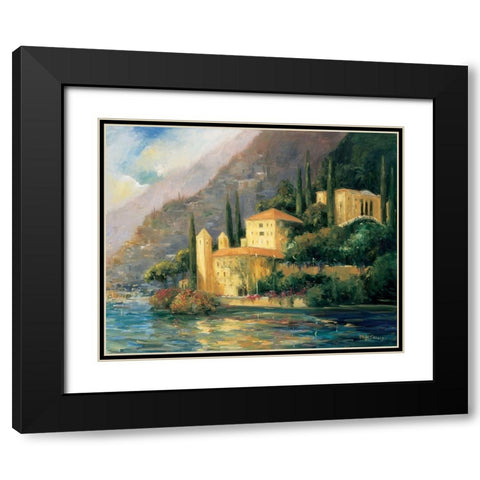 Scenic Italy III Black Modern Wood Framed Art Print with Double Matting by Stevens, Allayn