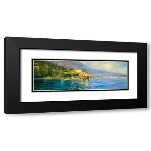 Scenic Italy IV Black Modern Wood Framed Art Print with Double Matting by Stevens, Allayn