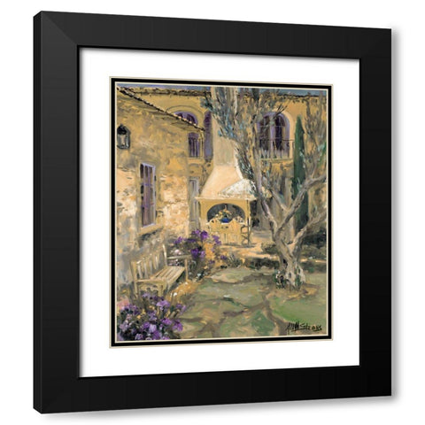 Scenic Italy VII Black Modern Wood Framed Art Print with Double Matting by Stevens, Allayn