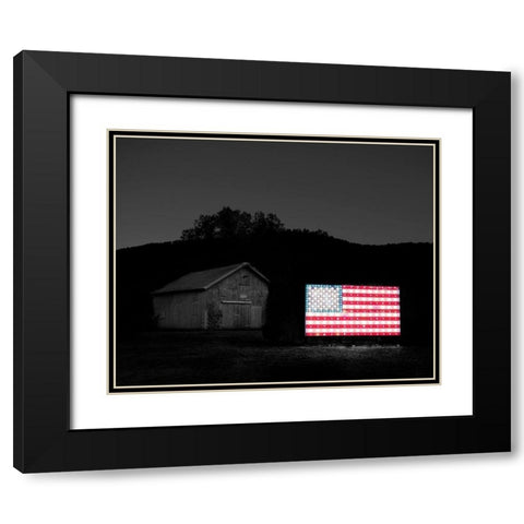 Flags of Our Farmers VI Black Modern Wood Framed Art Print with Double Matting by McLoughlin, James