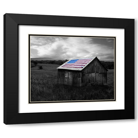 Flags of Our Farmers XII Black Modern Wood Framed Art Print with Double Matting by McLoughlin, James