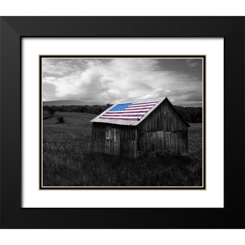 Flags of Our Farmers XII Black Modern Wood Framed Art Print with Double Matting by McLoughlin, James
