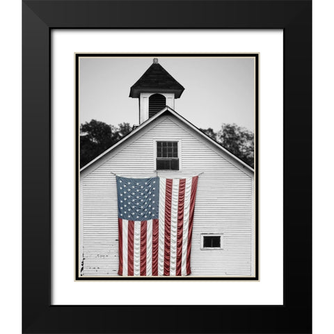 Flags of Our Farmers XVII Black Modern Wood Framed Art Print with Double Matting by McLoughlin, James