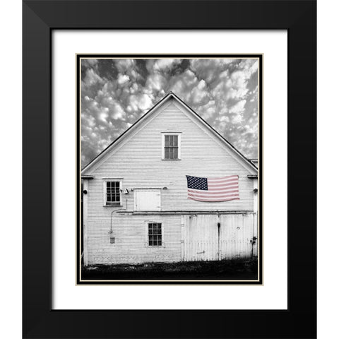 Flags of Our Farmers XVIII Black Modern Wood Framed Art Print with Double Matting by McLoughlin, James
