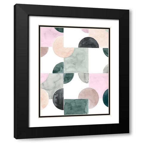 Muted Mystery II Black Modern Wood Framed Art Print with Double Matting by Popp, Grace