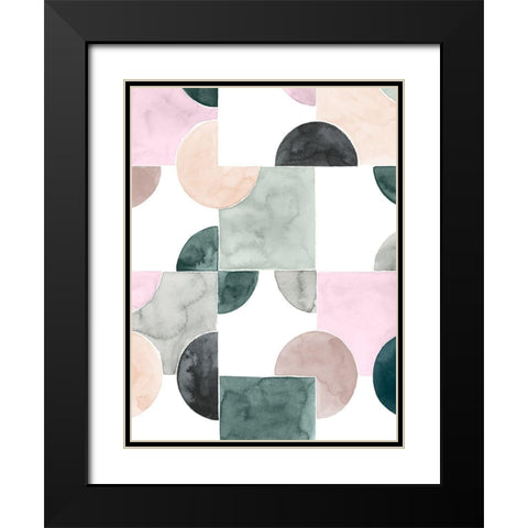 Muted Mystery II Black Modern Wood Framed Art Print with Double Matting by Popp, Grace