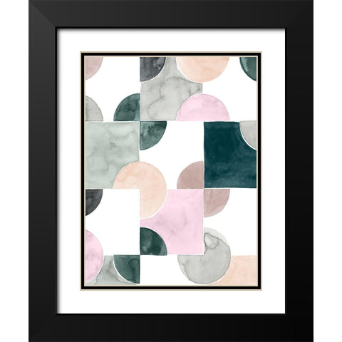 Muted Mystery III Black Modern Wood Framed Art Print with Double Matting by Popp, Grace