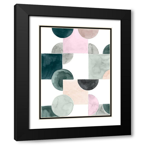 Muted Mystery IV Black Modern Wood Framed Art Print with Double Matting by Popp, Grace