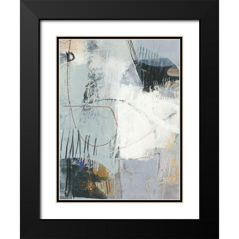 Joule I Black Modern Wood Framed Art Print with Double Matting by Jachimiec, Sue