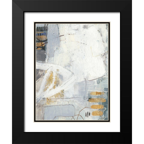 Joule II Black Modern Wood Framed Art Print with Double Matting by Jachimiec, Sue