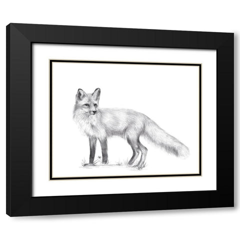 Wildlife Trail I Black Modern Wood Framed Art Print with Double Matting by Wang, Melissa