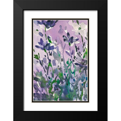 Garden Moment I Black Modern Wood Framed Art Print with Double Matting by Dixon, Samuel