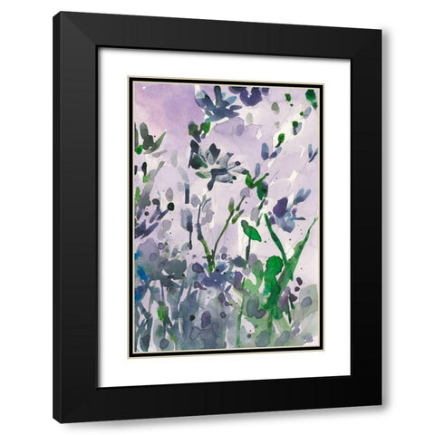 Garden Moment II Black Modern Wood Framed Art Print with Double Matting by Dixon, Samuel