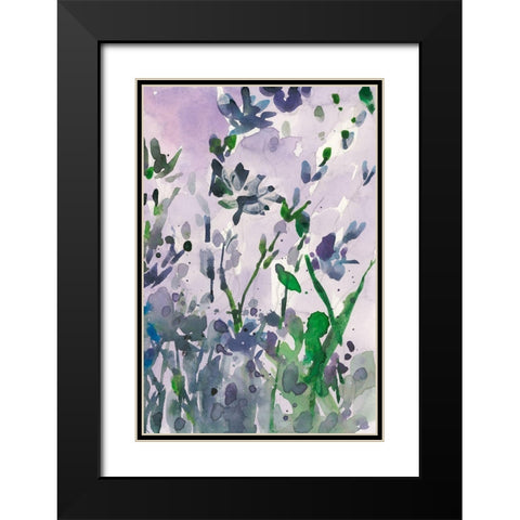 Garden Moment II Black Modern Wood Framed Art Print with Double Matting by Dixon, Samuel