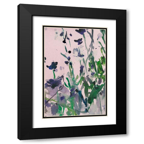 Garden Moment IV Black Modern Wood Framed Art Print with Double Matting by Dixon, Samuel