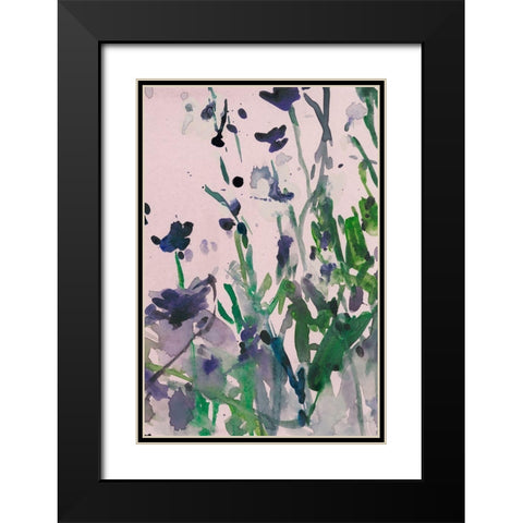 Garden Moment IV Black Modern Wood Framed Art Print with Double Matting by Dixon, Samuel