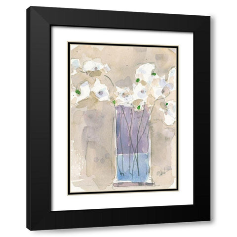 Little Vase I Black Modern Wood Framed Art Print with Double Matting by Dixon, Samuel