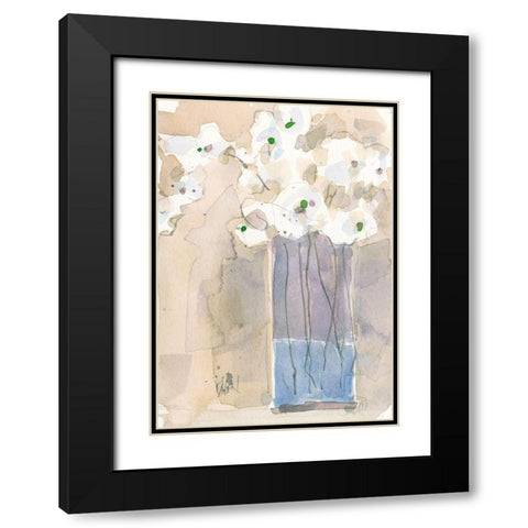 Little Vase II Black Modern Wood Framed Art Print with Double Matting by Dixon, Samuel