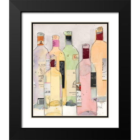 Moscato and the Others I Black Modern Wood Framed Art Print with Double Matting by Dixon, Samuel