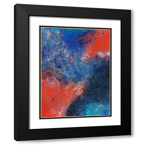 Harmonious Balance I Black Modern Wood Framed Art Print with Double Matting by Moore, Regina