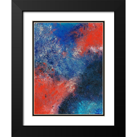 Harmonious Balance I Black Modern Wood Framed Art Print with Double Matting by Moore, Regina