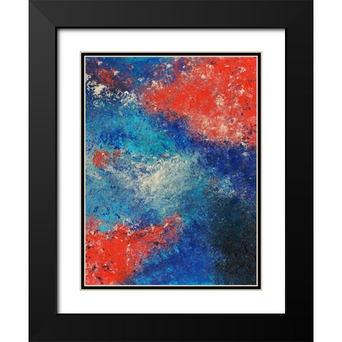 Harmonious Balance II Black Modern Wood Framed Art Print with Double Matting by Moore, Regina