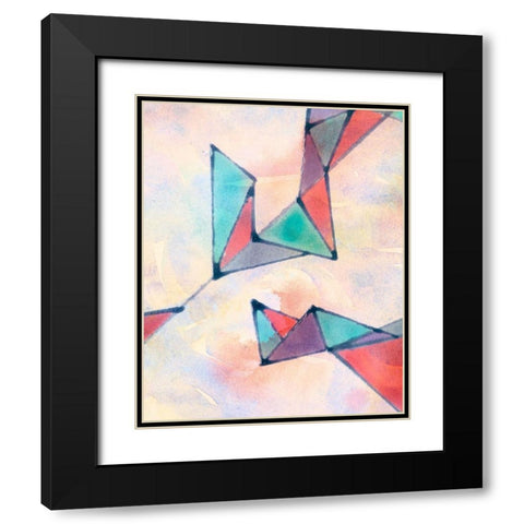 Lucent Shards II Black Modern Wood Framed Art Print with Double Matting by Douglas, Jamie