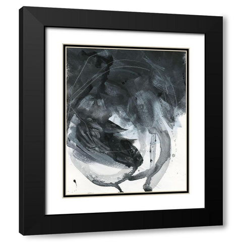 Broken Abstract I Black Modern Wood Framed Art Print with Double Matting by Parker, Jennifer Paxton