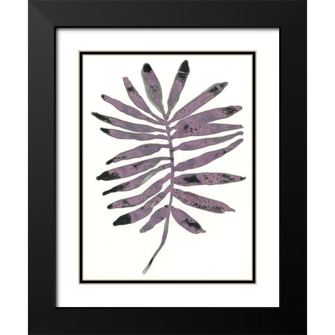 Foliage Fossil I Black Modern Wood Framed Art Print with Double Matting by Vess, June Erica