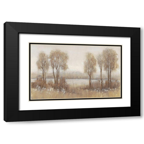 Rainy Afternoon II Black Modern Wood Framed Art Print with Double Matting by OToole, Tim