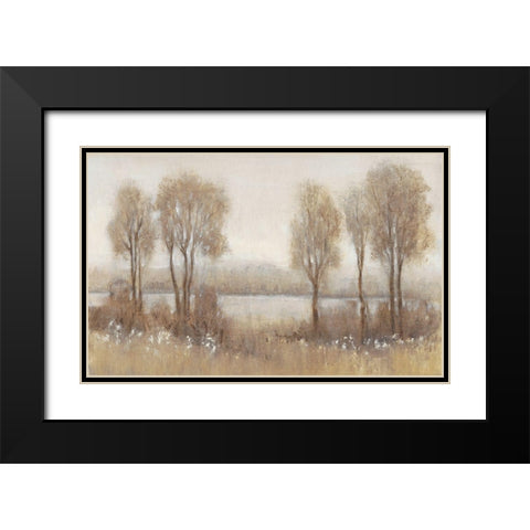 Rainy Afternoon II Black Modern Wood Framed Art Print with Double Matting by OToole, Tim