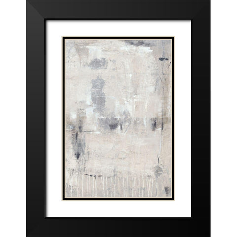 Grey State II Black Modern Wood Framed Art Print with Double Matting by OToole, Tim