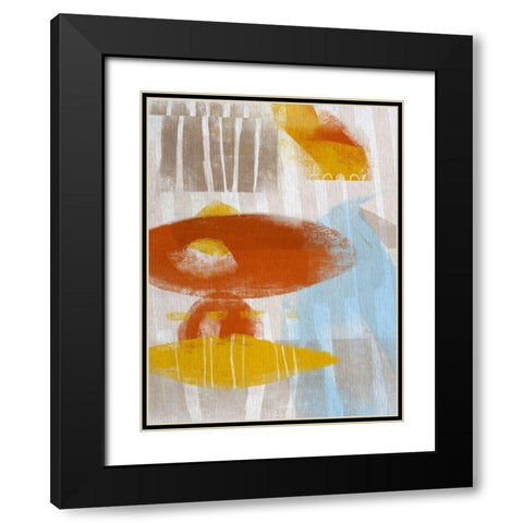 Calder I Black Modern Wood Framed Art Print with Double Matting by Deans, Karen