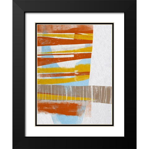Calder II Black Modern Wood Framed Art Print with Double Matting by Deans, Karen