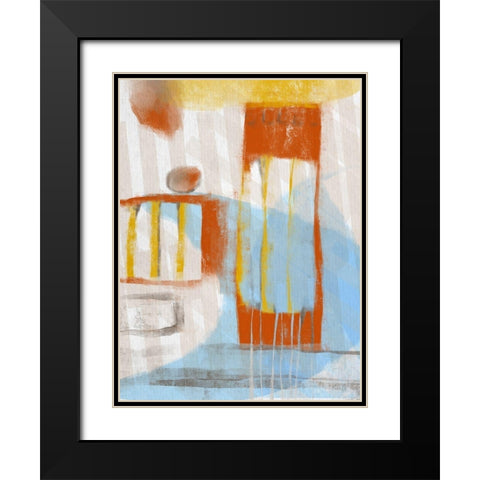 Calder III Black Modern Wood Framed Art Print with Double Matting by Deans, Karen