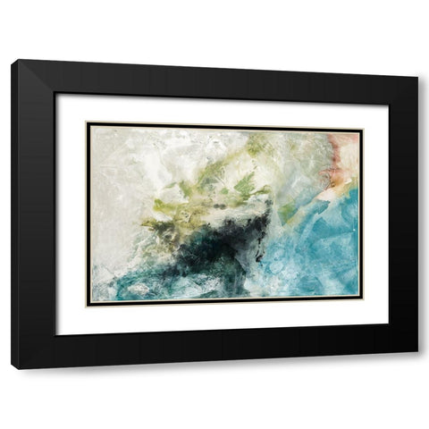 Experiment I Black Modern Wood Framed Art Print with Double Matting by Jasper, Sisa